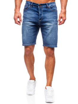 Bolf Herren Kurze Hose Jeansshorts Dunkelblau  0423