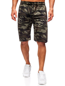 Bolf Herren Kurze Sporthose Camo Khaki  JX862