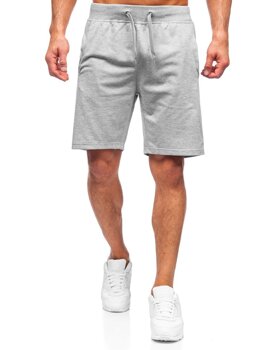 Bolf Herren Kurze Sporthose Grau K10003