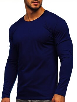 Bolf Herren Longsleeve Dunkelblau  2088L