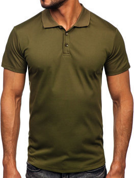 Bolf Herren Polohemd Kurzarm Khaki  8T80