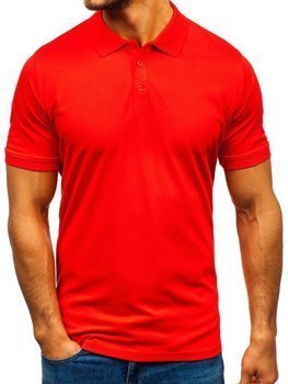 Bolf Herren Poloshirt Orange  9025