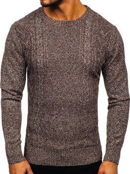 Bolf Herren Pullover Braun H1937