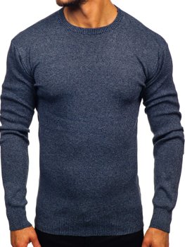 Bolf Herren Pullover Dunkelblau  8364