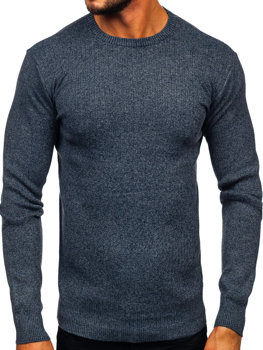 Bolf Herren Pullover Dunkelblau  S8309