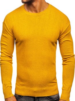 Bolf Herren Pullover Gelb  0001