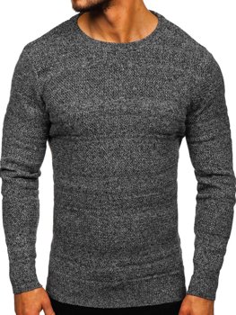 Bolf Herren Pullover Grau  H1926