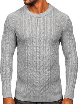 Bolf Herren Pullover Grau  MM6010