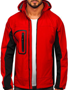 Bolf Herren Softshelljacke Rot  T019