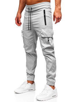 Bolf Herren Sporthose Cargohose Joggers Grau  HSS299