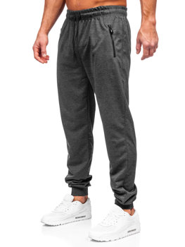 Bolf Herren Sporthose Jogger Pants Schwarzgrau  JX6103