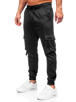 Bolf Herren Sporthose Joggers Cargohose Schwarz  8K1118