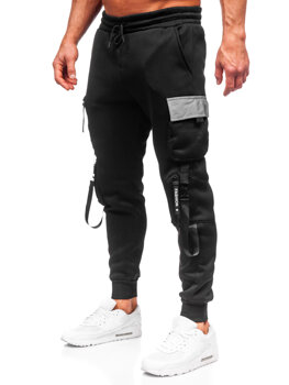 Bolf Herren Sporthose Joggers Cargohose Schwarz  HSS020