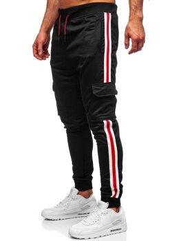 Bolf Herren Sporthose Joggers Cargohose Schwarz  YLB88018