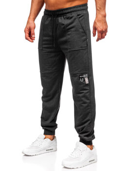 Bolf Herren Sporthose Joggers Schwarzgrau  JX6365