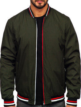 Bolf Herren Übergangsjacke Bomberjacke Khaki  84M3001