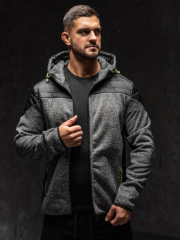 Bolf Herren Übergangsjacke Grau  KS2158A1