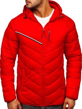 Bolf Herren Übergangsjacke Rot M13008