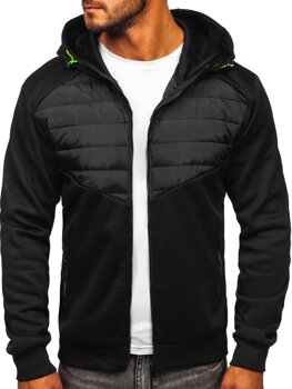 Bolf Herren Übergangsjacke Schwarz  KS2232