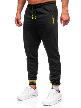 Bolf Herren Warme Hose Jogger Pants Schwarz  K10332