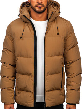 Bolf Herren Winterjacke Camel  9978