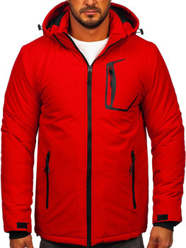 Bolf Herren Winterjacke Rot  HKK2025