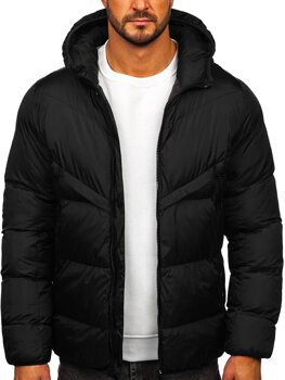 Bolf Herren Winterjacke Schwarz  CS1006