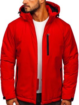 Bolf Herren Winterjacke Sportjacke Rot  HH011