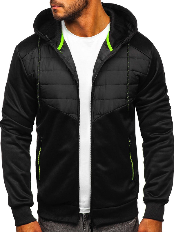 Herren Übergangsjacke Schwarz Bolf KS2149
