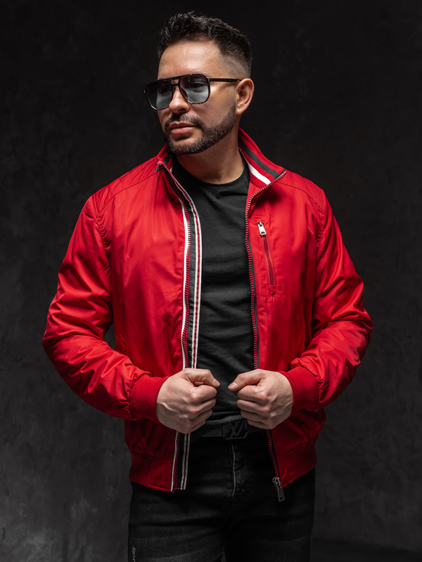 Herren Übergangsjacke Rot Bolf 1907A1
